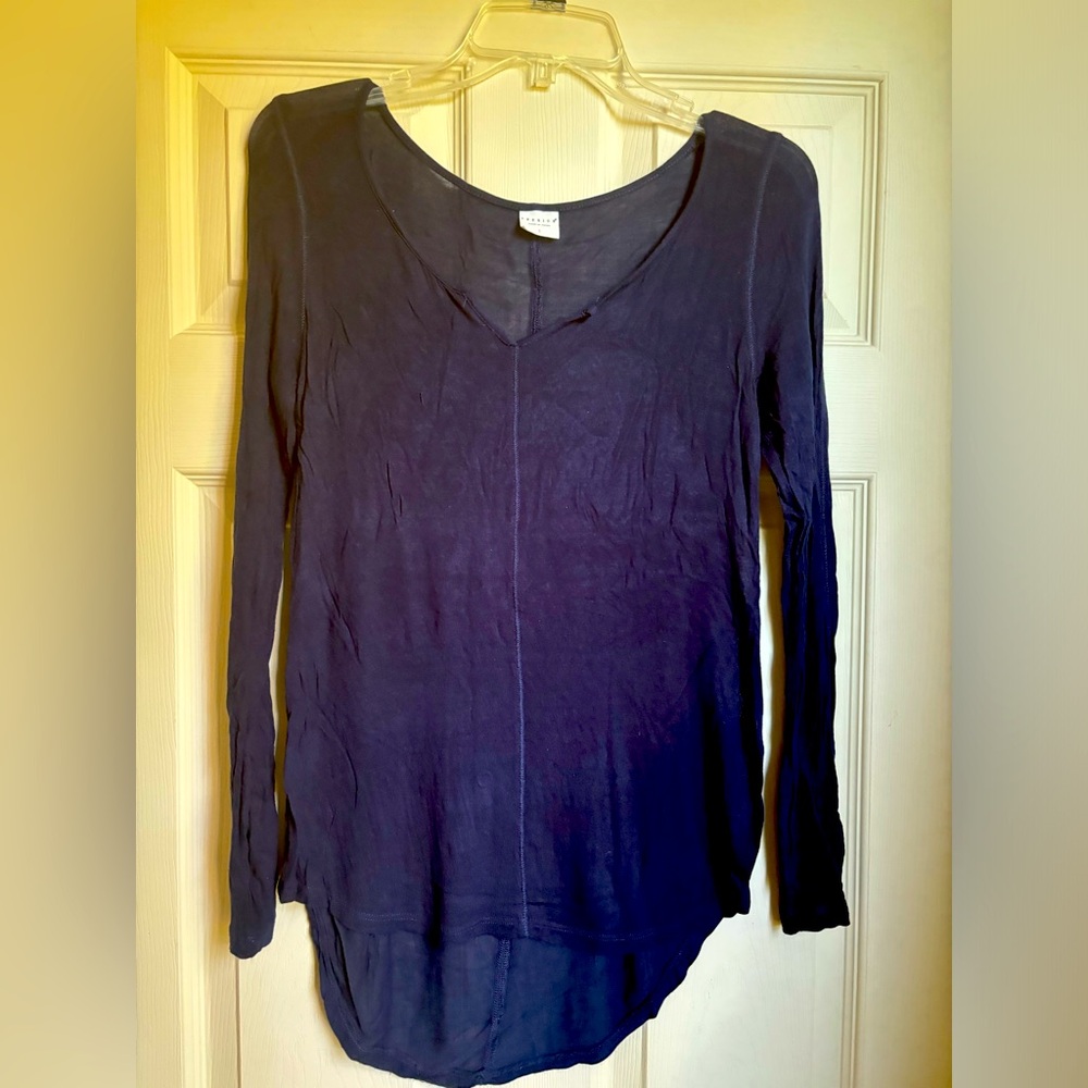 Navy blue top